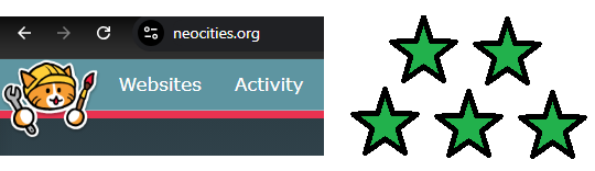 supporting neocities...